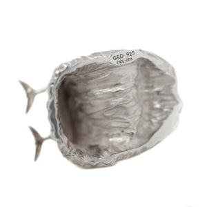 Collectible Silver Dolphins Sculpture