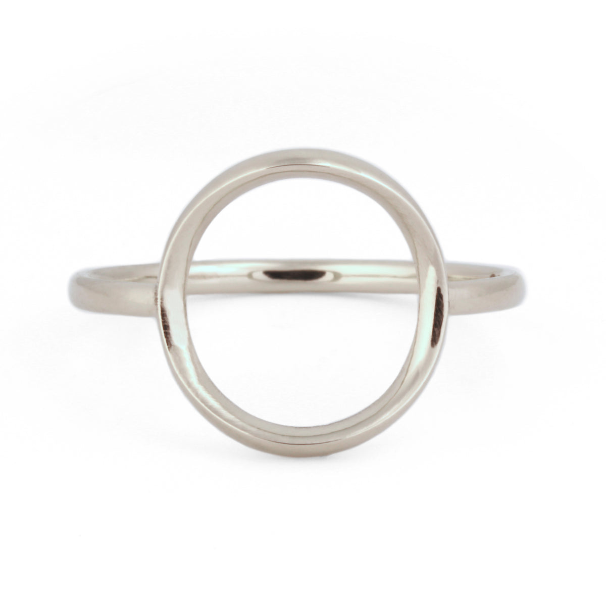 Karma open circle ring in Sterling Silver by Gregory Simonov G&D Unique Designs