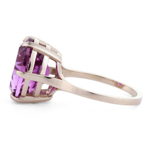 14k amethyst ring