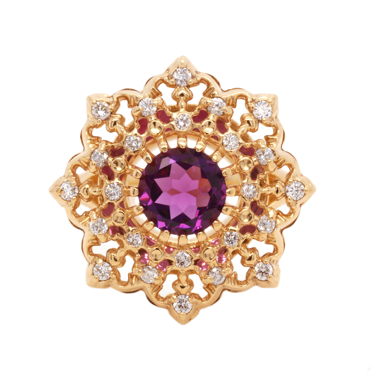 Amethyst Ring Gold