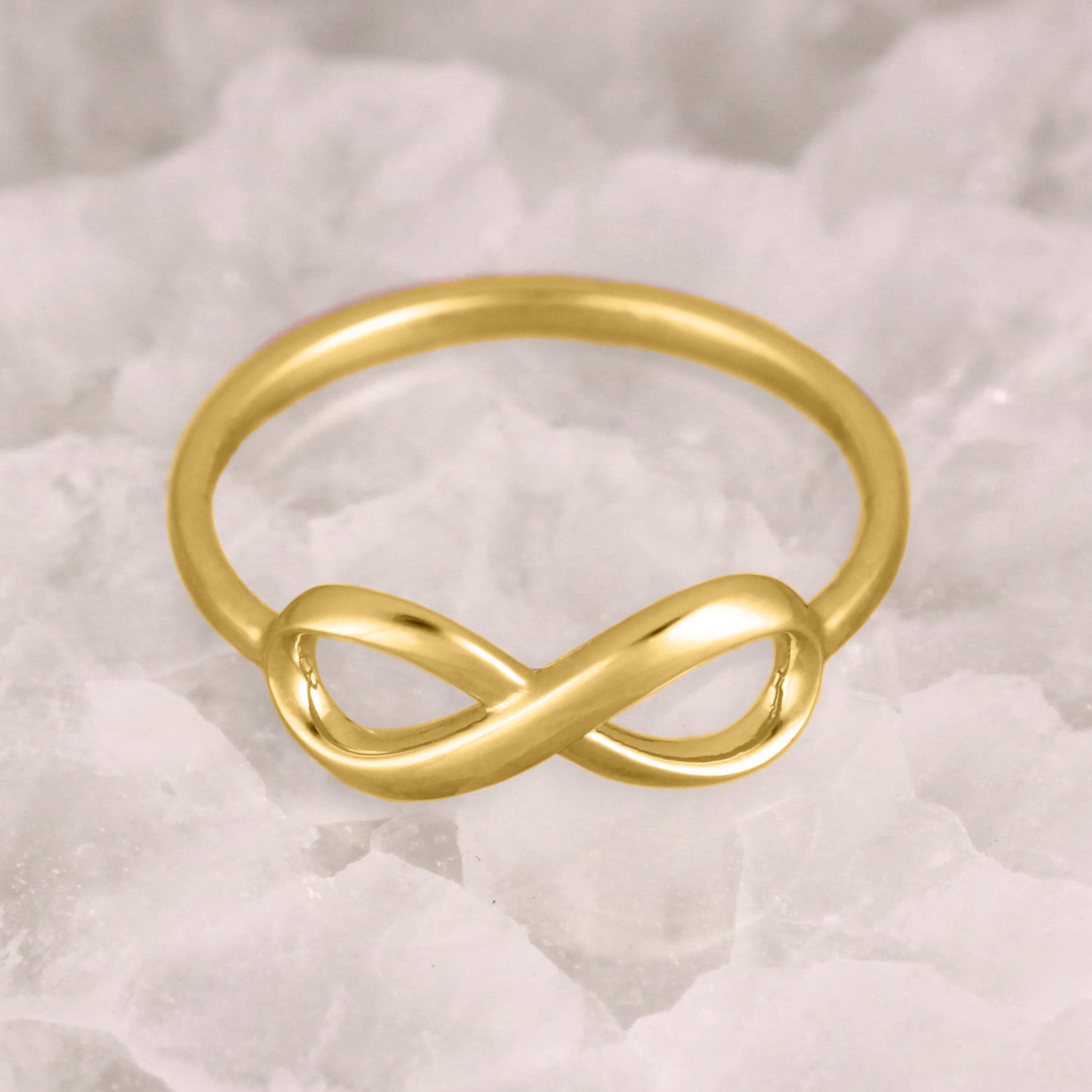 18K Gold Infinity Ring Infinity Promise Ring G D Unique Designs