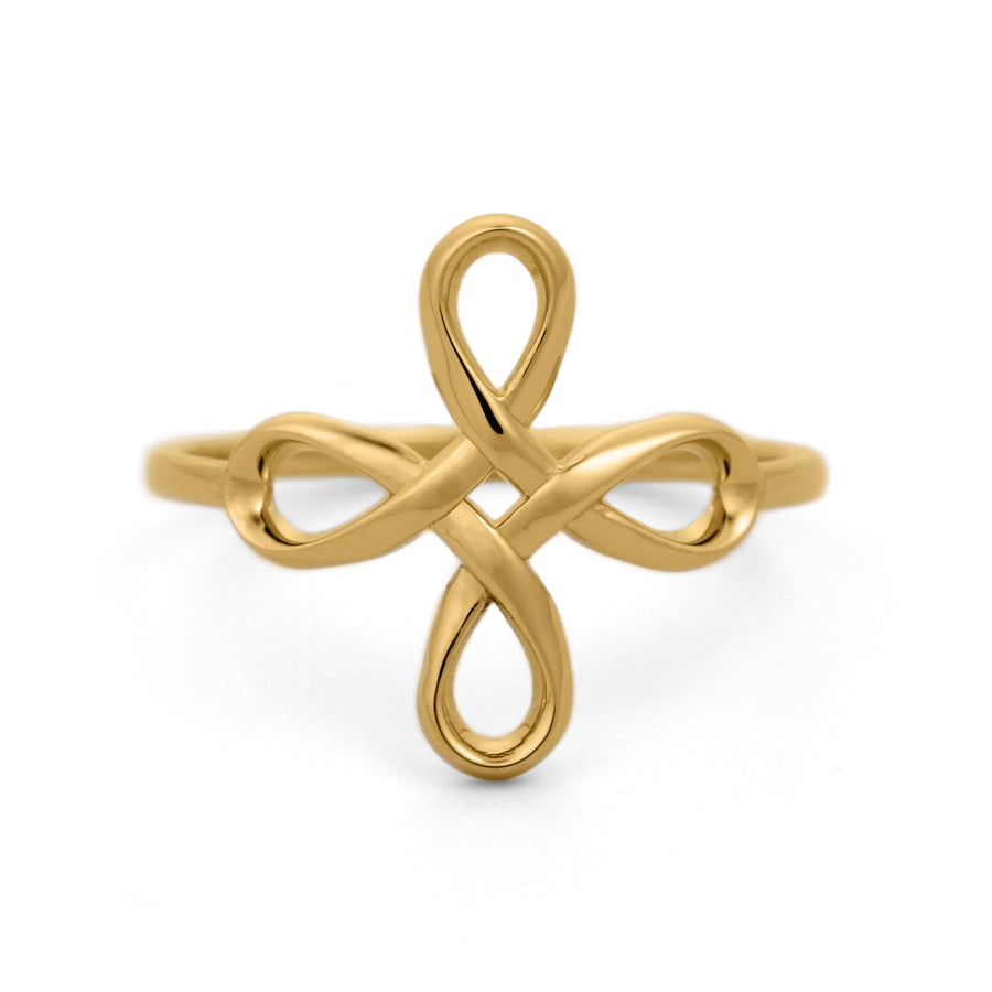 infinity ring gold