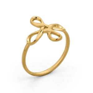 infinity ring gold