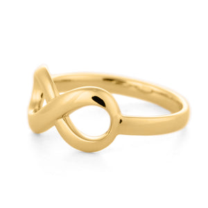 gold infinity ring