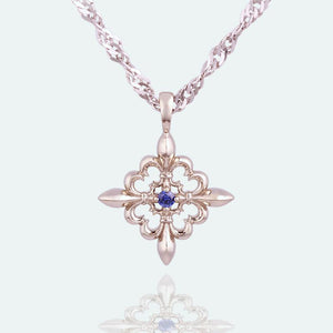 Gift-for-her_Best-gift_gold_sapphire-pendant