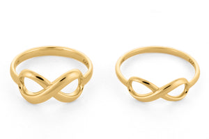 gold infinity ring