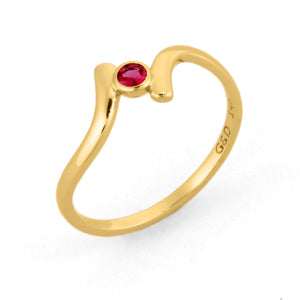 Birthstone ring, Tourmaline ring, October birthday gift