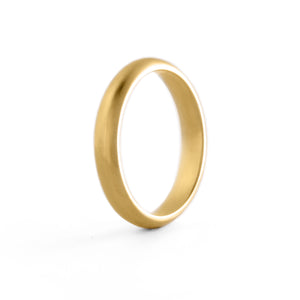 comfort fit wedding ring 14k yellow gold, wedding band