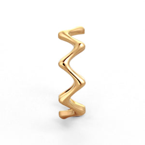 zig-zag  ring gold